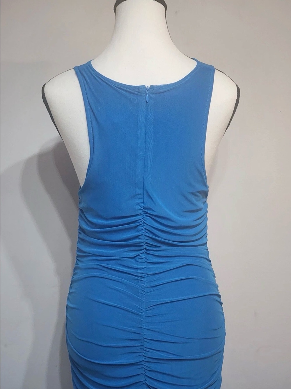 House of Harlow 1960 Royal Blue Ruched Maxi Dress size S - Picture 5 of 9